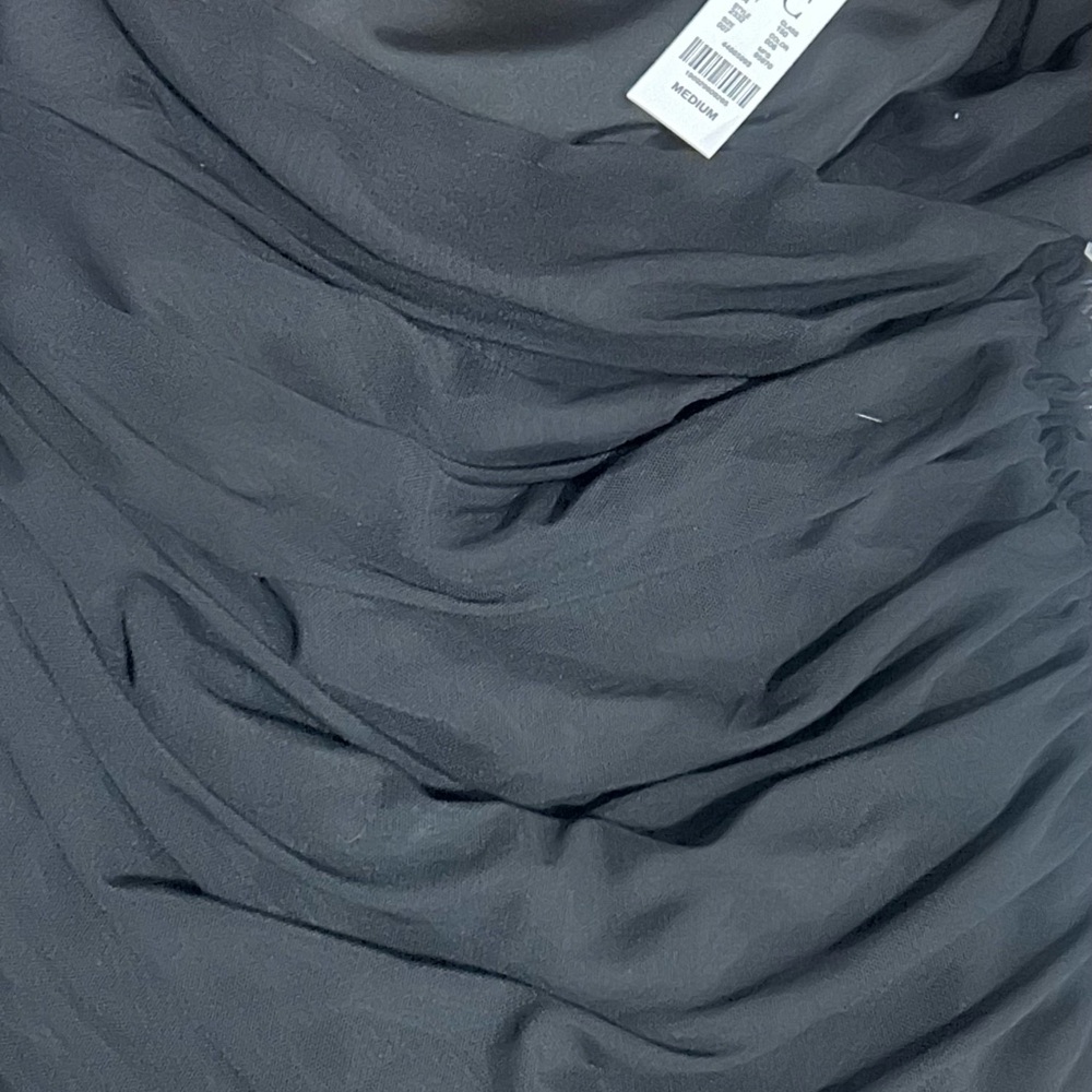New York & Company square neck rushed long sleeve - Picture 7 of 8